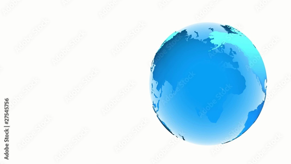 Blauer Planet in Rotation 02