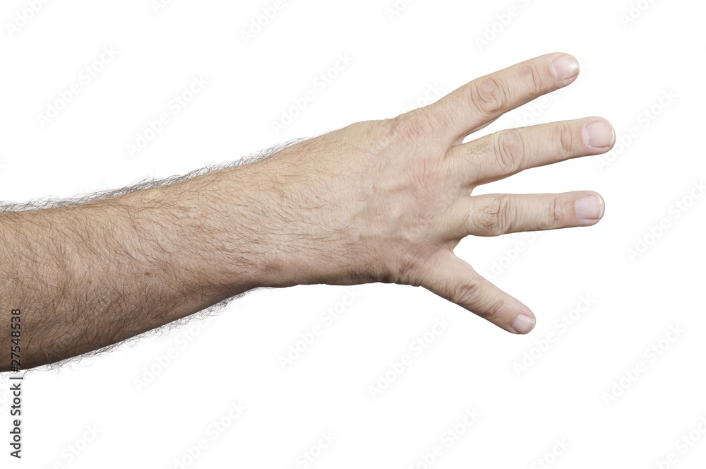 Gesto con la mano
