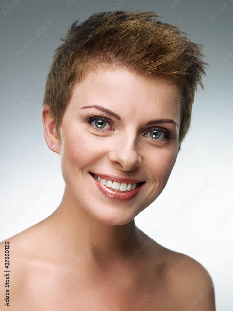 Portrait of a smiling young lady Portrait of a smiling young lady