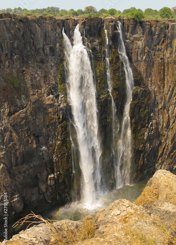 Victoria Falls in dry season  Zambia