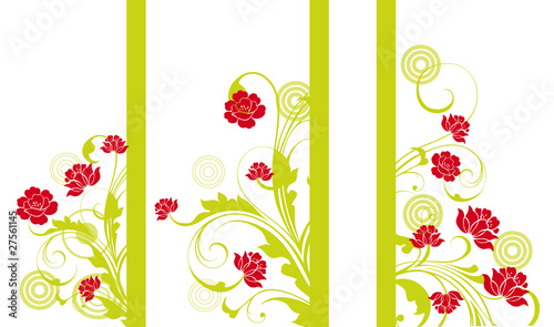 trois barre floral ecolo
