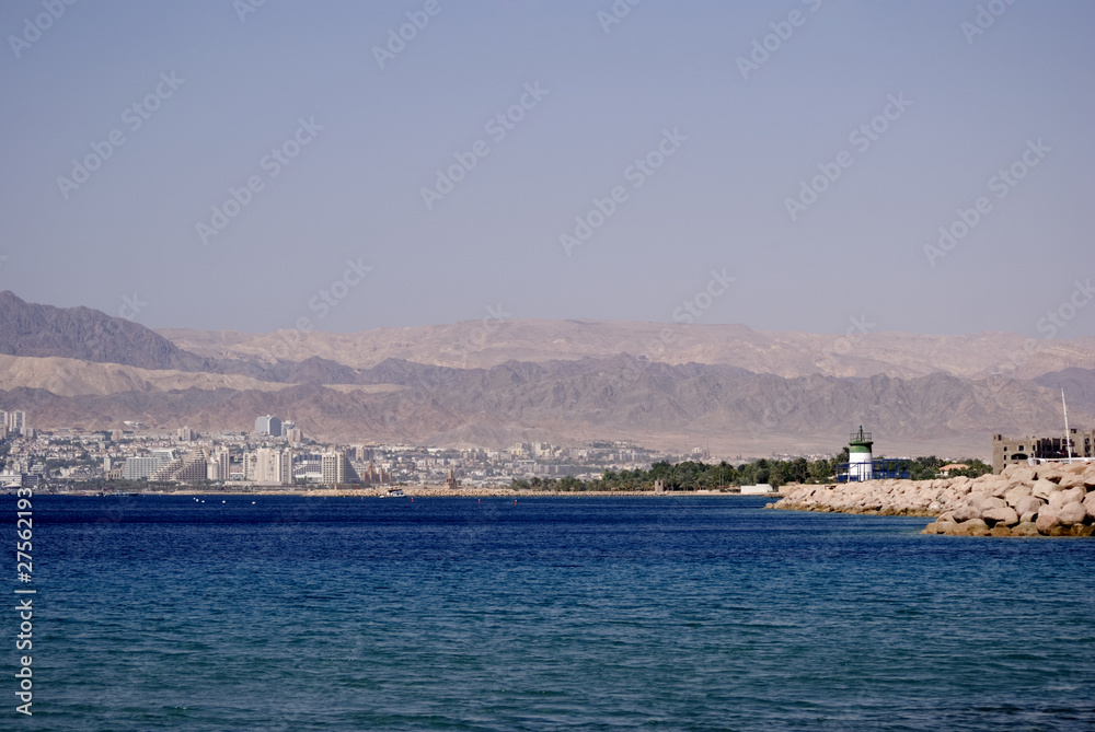 View of Eilat, Aqaba, Jordan