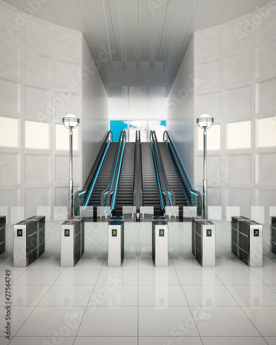 subway station