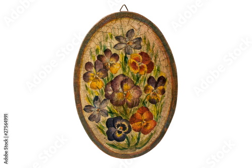 Принти на полотні decoupage picture isolated on white
