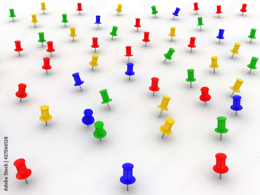 Many thumbsticks on white isolated background Many thumbsticks on white isolated background