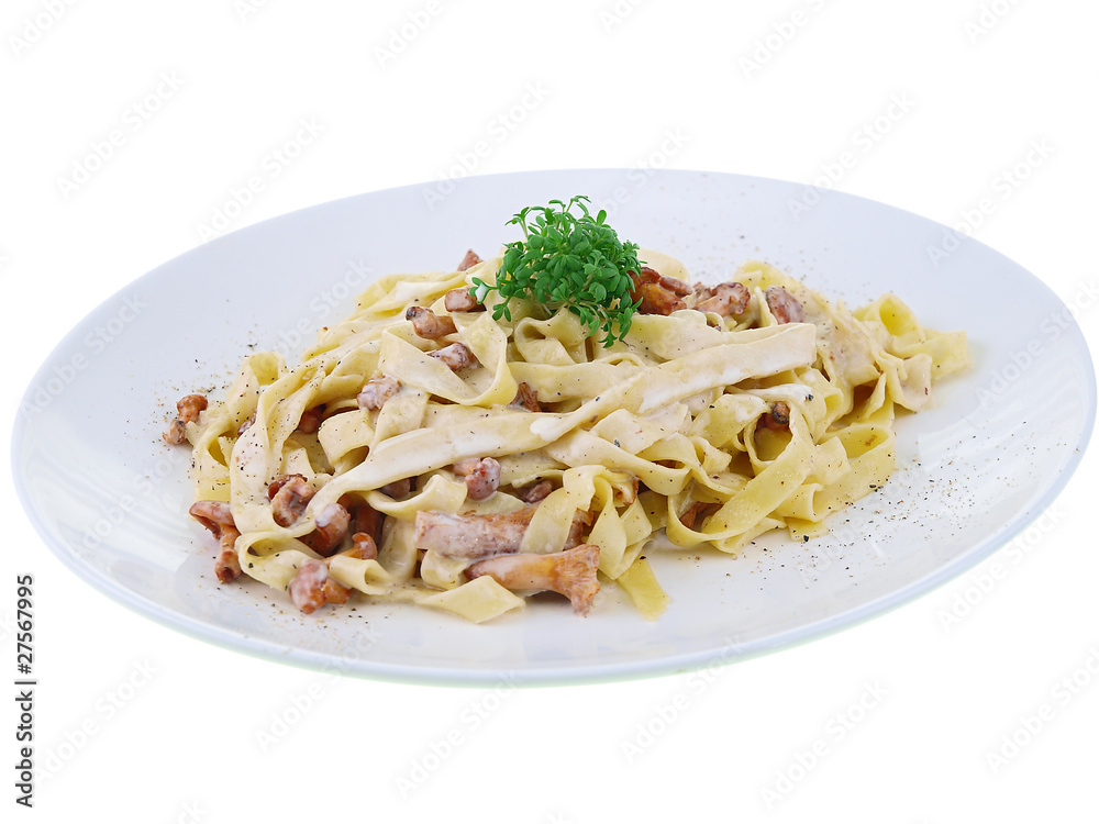 fettuccine with chanterelle