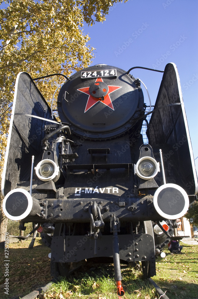 Naklejka premium Train of Communism