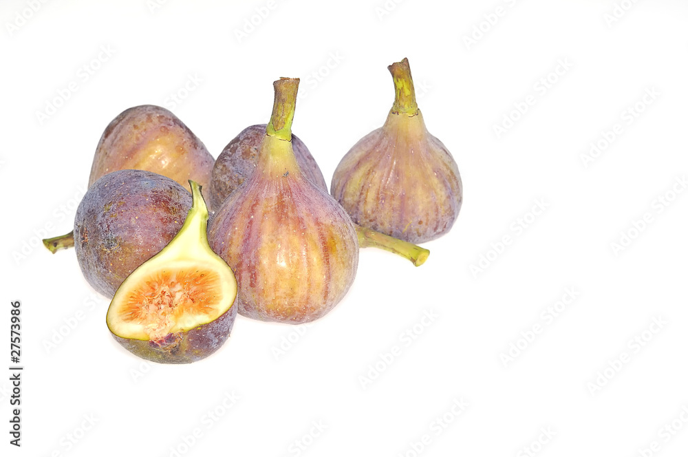 Obraz premium Higos frescos aislados