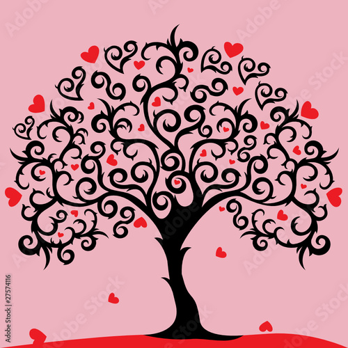 love tree vector