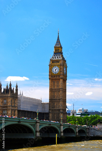 Big Ben and Wesminster Bridge