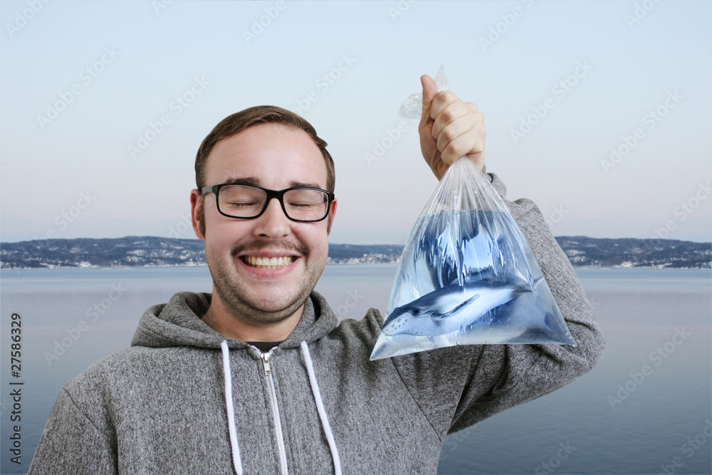 Obraz premium happy fishing