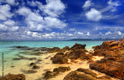Sea landscape with clouds, Thailand