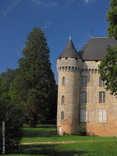 Fototapeta Naklejka Na Ścianę i Meble -  Château de Campagne ; Vallée de la Vézère ; Dordogne, Aquitaine