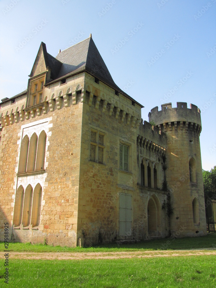 Fototapeta premium Château de Campagne ; Vallée de la Vézère ; Dordogne, Aquitaine