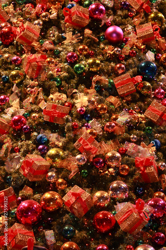 Christmas tree and gifts