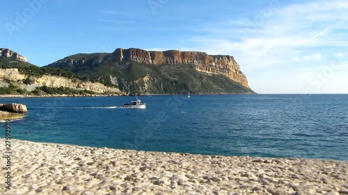Cap Canaille à Cassis vu de la Corniche du Bestouan