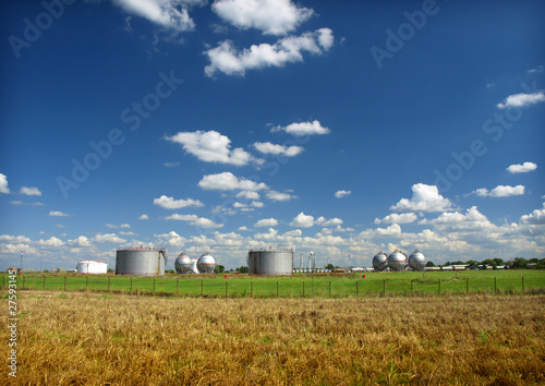Gas storage tanks © Željko Radojko