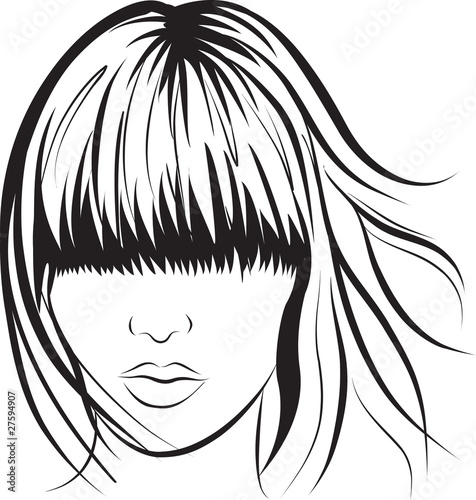 abstract woman face