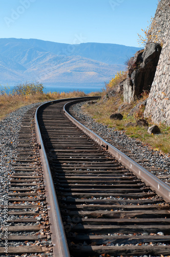 Photography The Circum-Baikal Railway - historical railway along Lake baikal