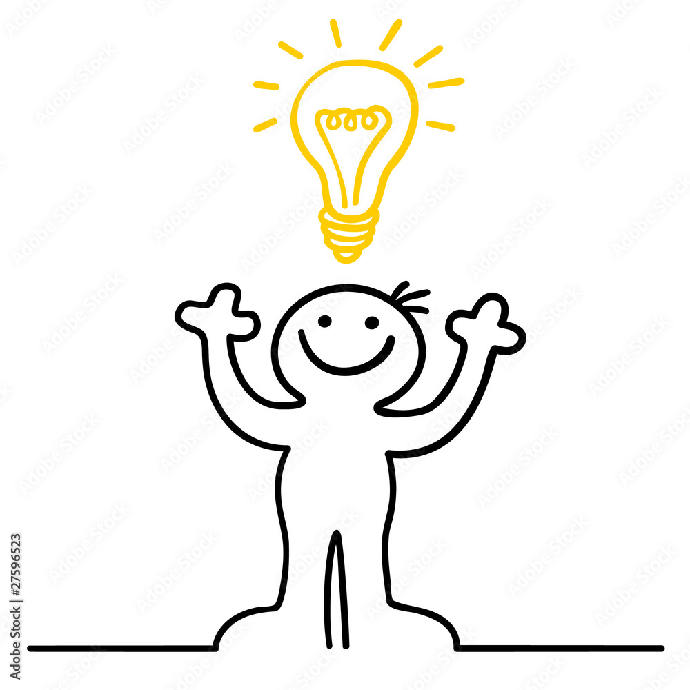 figur erleuchtung Stock Vector Adobe Stock