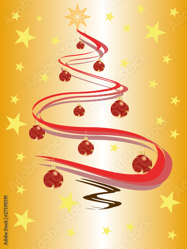 Abstrakter Weihnachtsbaum
