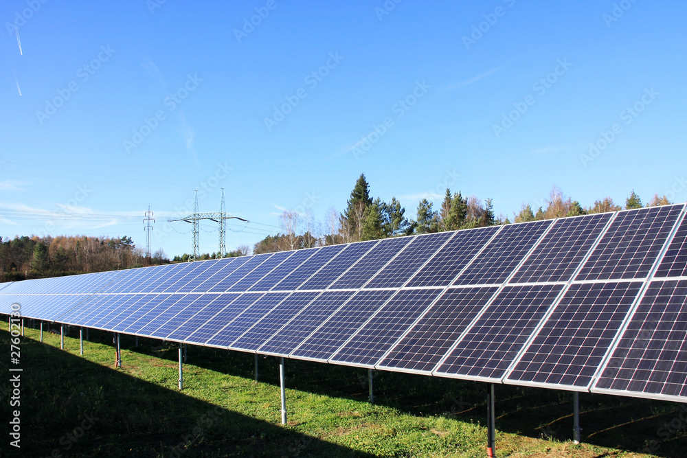 Solar Power Station in the green Nature Solar Power Station in the green Nature