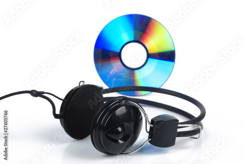 DVD and headphone