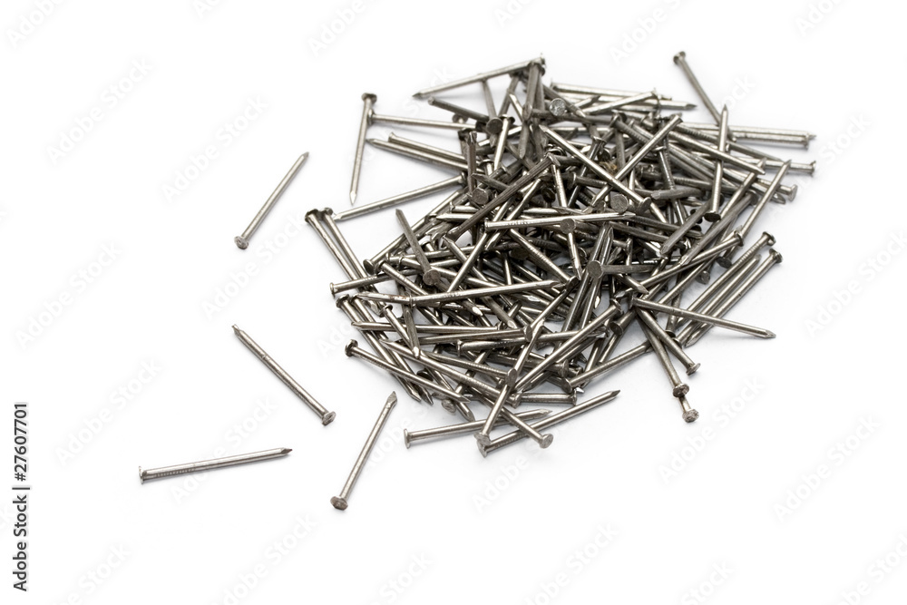 Nails isolated on white Nails isolated on white