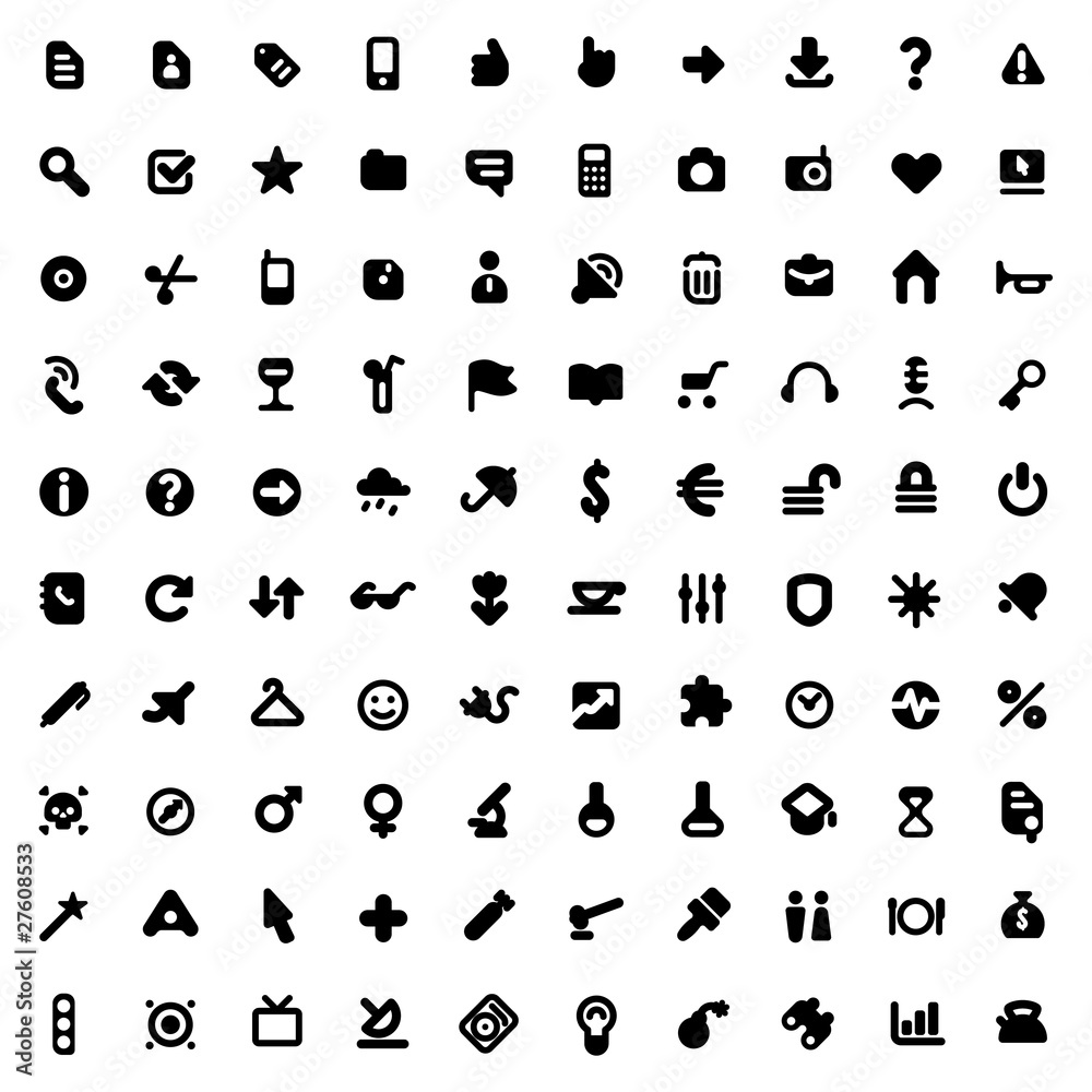 Icons and signs Icons and signs