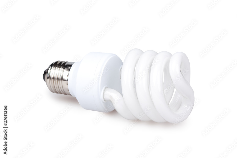 Compact fluorescent Lamp, isolated on white Compact fluorescent Lamp, isolated on white