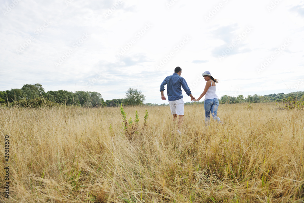 happy young couple have romantic time outdoor happy young couple have romantic time outdoor