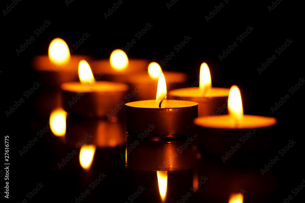 candles in the dark candles in the dark