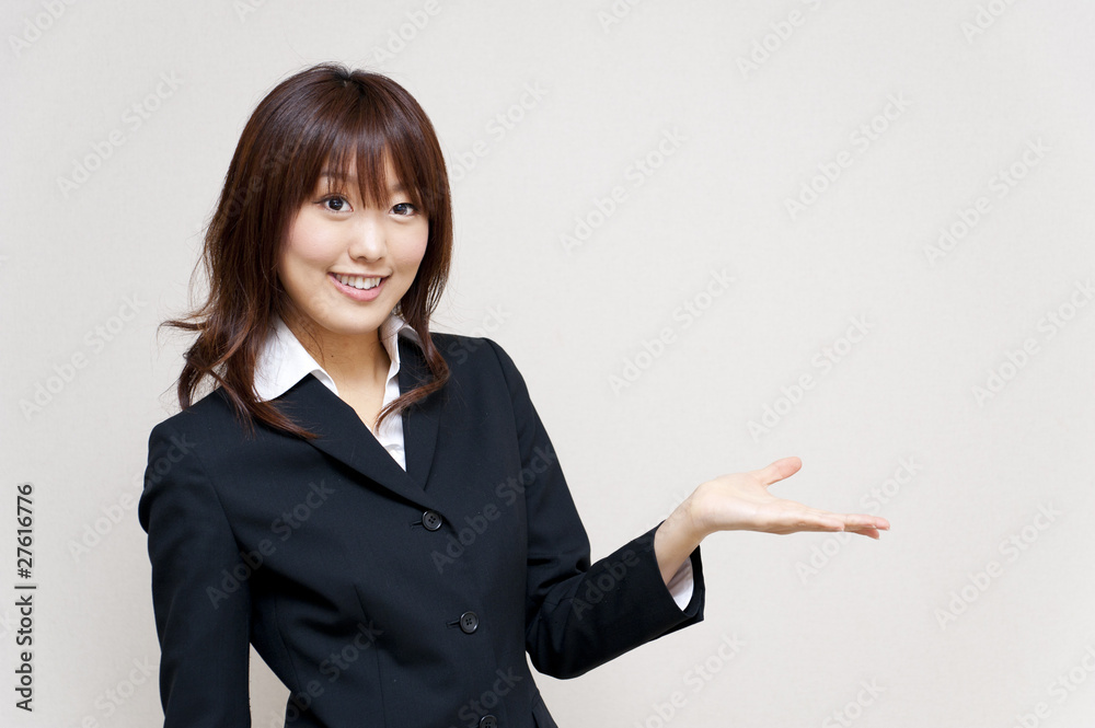 a portrait of young business woman a portrait of young business woman