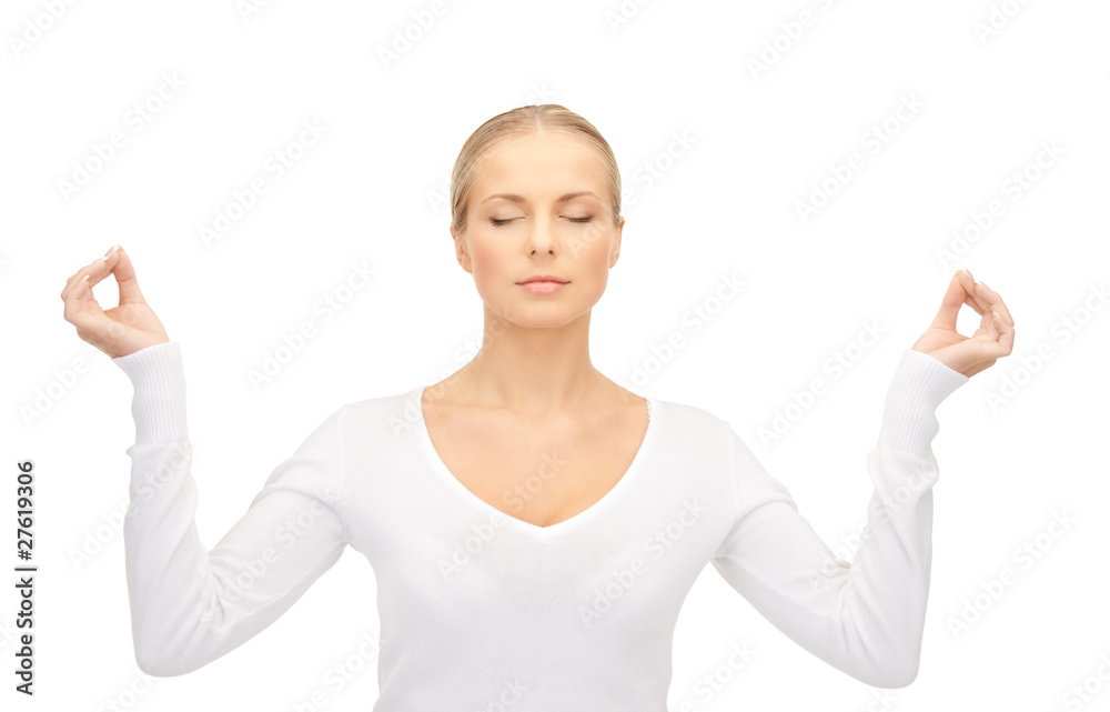 woman in meditation woman in meditation