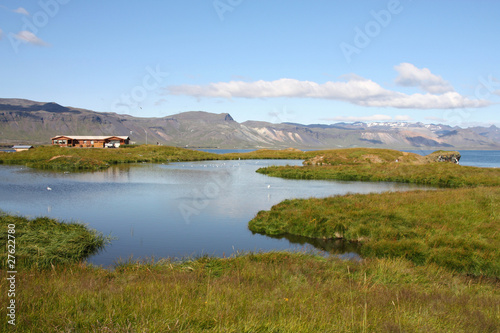Iceland - lake at Snaefellsnes peninsula
