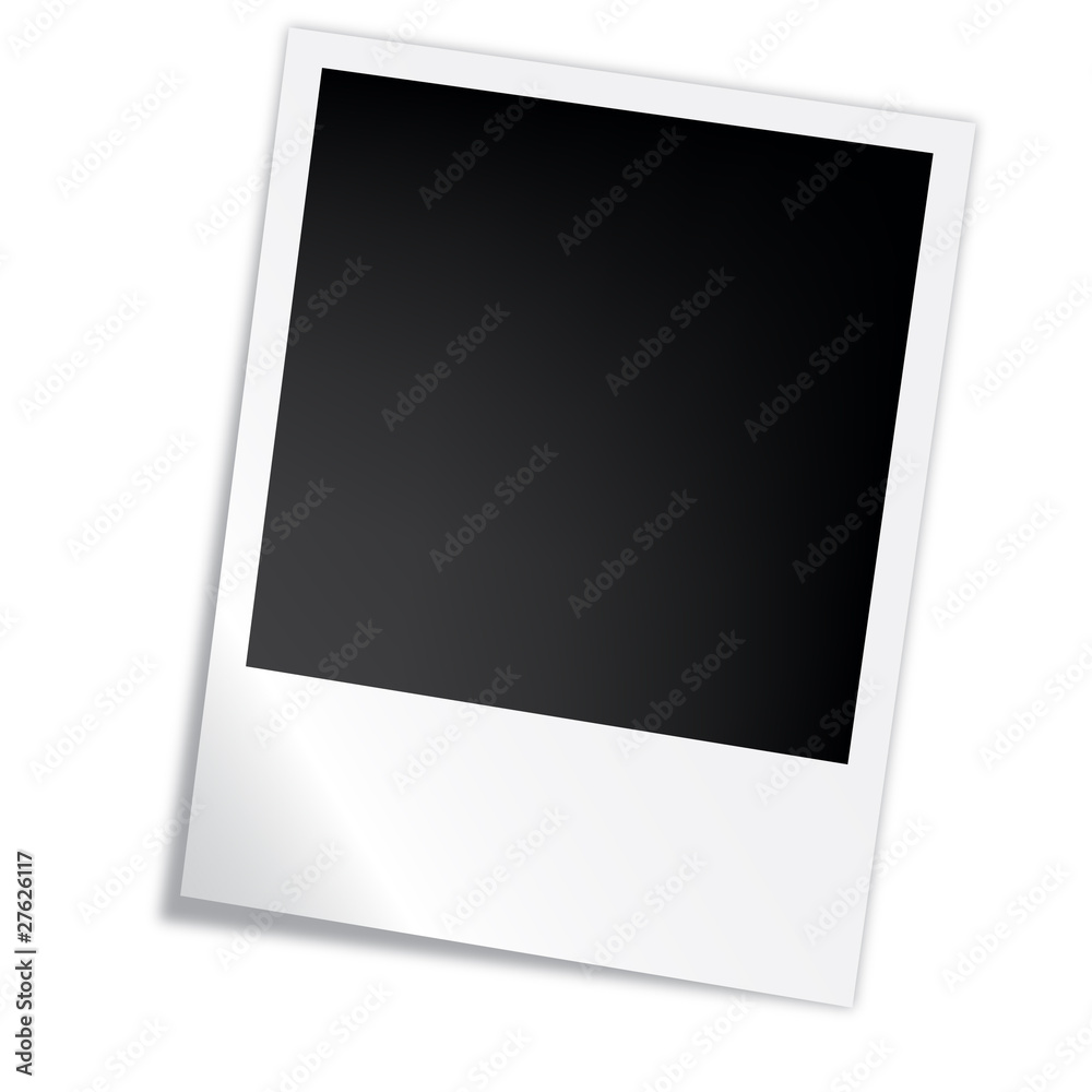 Blank photo frame isolated on white background Blank photo frame isolated on white background