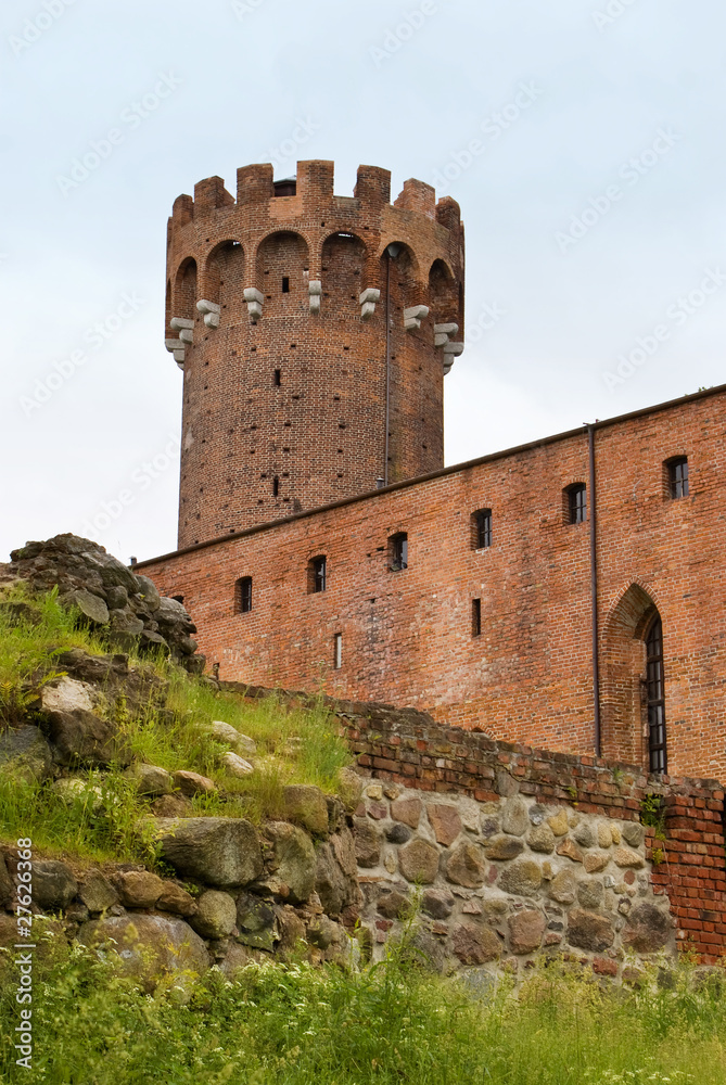 Teutonic castle in Poland (Swiecie)