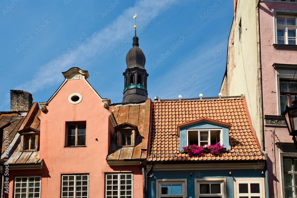 Fototapeta premium The roofs of Riga