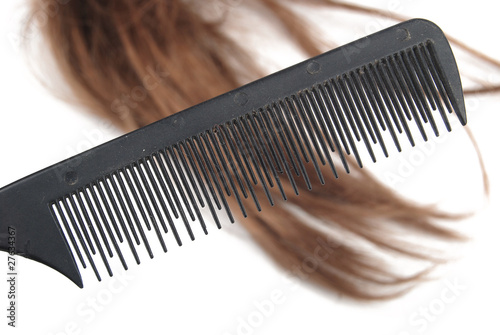 Comb and hair