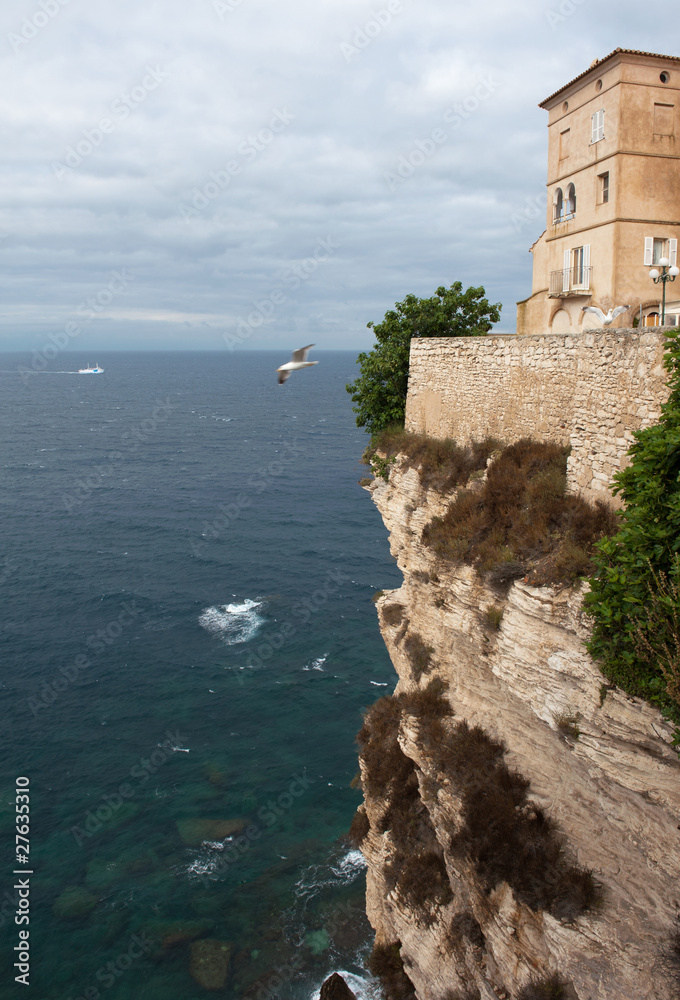 Bonifacio in Corsica island, France