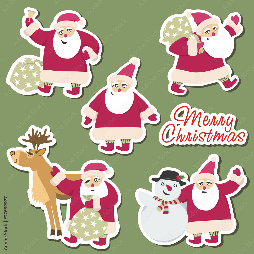 Santa sticker