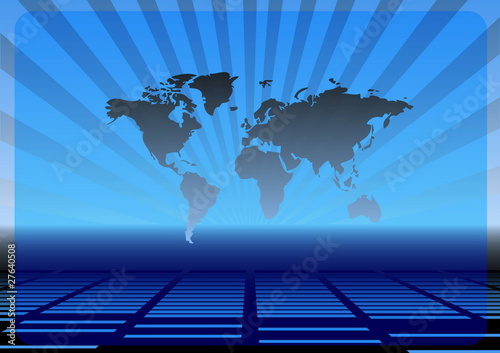 World map vector background web template