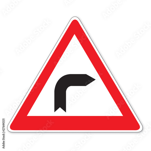 Schild (13) Kurve (rechts)