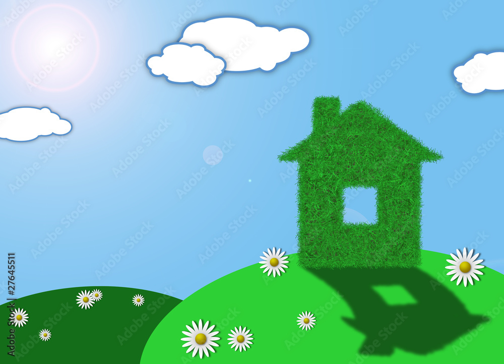 Fototapeta premium Экологически чистый дом