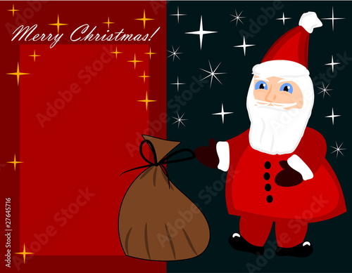 Santa Claus Christmas card