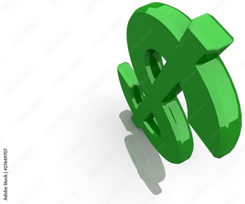 Obraz premium Dollar sign