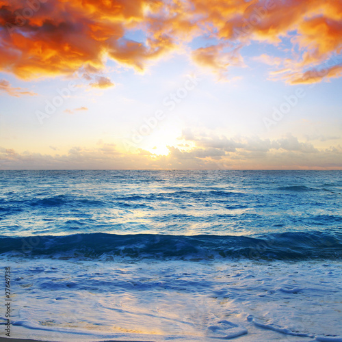Colorful ocean landscape © Monart Design