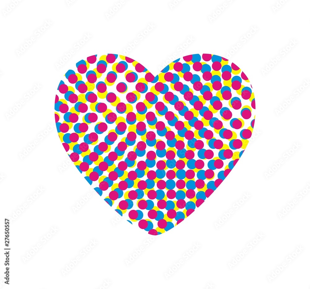 Raster heart Raster heart