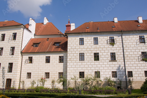 castle of the czech historical city Trebon