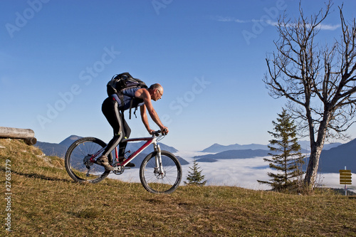 Mountainbiken am Kranzberg photo